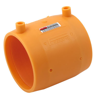 Orange Electrofusion Fittings HDPE Electrofusion Reducing Sleeve For Water Supply