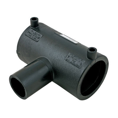 Black HDPE Electrofusion Fittings Fusamatic Electrofusion Reducing Tee
