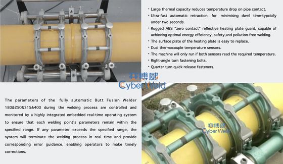 SDR17 SDR11 Electrofusion Fittings Black Electrofusion Sleeve Tape For Pipe Welding
