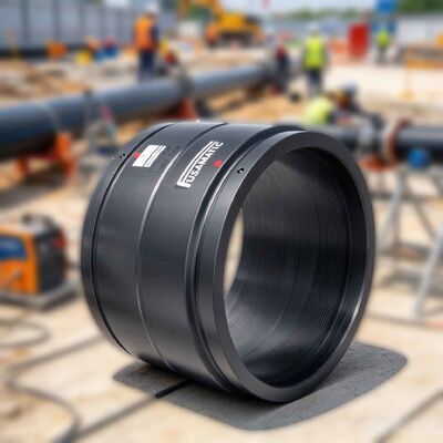 PE100 Black Large-Diameter Electrofusion Coupler DN450-630 | 4.0mm Manual Pin SDR11 | PN16 Water / 10 Bar Gas | Heavy-Duty Welded Jointing for Large Water, Gas & Mining Pipelines | ISO Certified