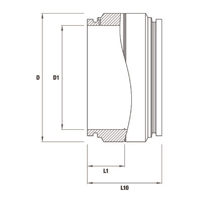 Cost-Effective PE100 Electrofusion Coupler DN450-630 SDR17 | PN10 Water / 6 Bar Gas | 4.0mm Manual Pin, Lightweight Welded Joints for Irrigation, Wastewater & Low-Pressure Water Mains