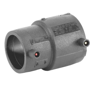 PE100 Electrofusion Reducer DN20x16-DN180x125 | 4.0mm Fusamatic Auto Pin SDR11 | PN16 Water / 10 Bar Gas | Welded PE Pipe Size Transition for Water, Gas, Mining & Irrigation