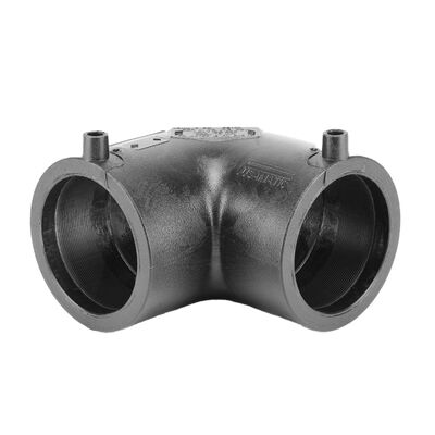 PE100 Electrofusion 90° Elbow DN20-250mm | 4.0mm Fusamatic Auto Pin | PN16 Water / 10 Bar Gas | Leak-Free Welded Directional Bends for Gas, Water, Mining & Irrigation Pipelines