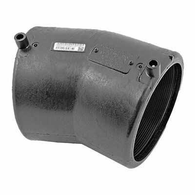 Large-Diameter PE100 22.5° Electrofusion Elbow DN180 | Automatic 4.0mm Fusamatic Pin | Water PN16 / Gas 10 Bar | Sweeping Low-Angle Bends Cutting Stress & Friction in Long-Run Gas & Water Mains