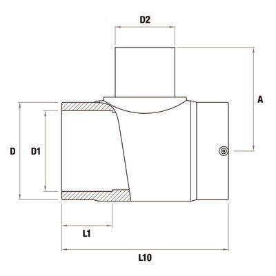 PE100 Electrofusion Reducing Tee DN20x32-200x110 | 4.0mm Fusamatic Auto Pin | Water PN16 / Gas 10 Bar | One-Fitting Branch Size Transitions Cutting Joints & Fittings in Gas, Water & Irrigation