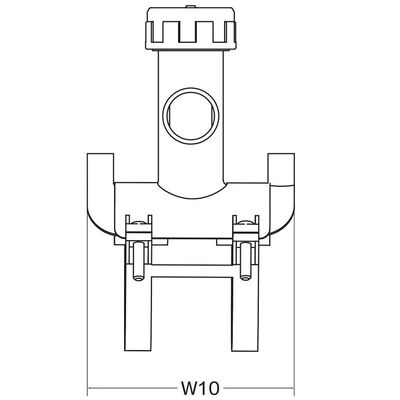 Flextee Electrofusion Tapping Tee for Oval & Coiled PE Pipe | 40-180mm Mains | 20-32mm Outlet | 4mm Auto Pin | Understrap Screw-Fast Fixing, No Re-Rounding Clamps for Gas, Water & Irrigation