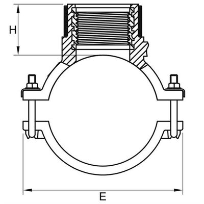 PE100 Electrofusion Transition Saddle | 1.25-2" Female BSP Threads | 4mm Auto Pin | Water PN16 / Gas 10 Bar | Pressure Taps, Imperial Conversion, Sensing & Air-Release Tie-Ins for DN63-250 Mains