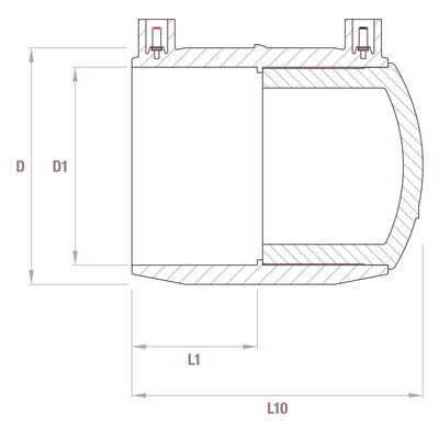 PE100 Electrofusion End Cap | 4mm Automatic Pin | Water PN16 / Gas 10 Bar | Sealed Pipe-End Termination for Gas Distribution, Water Supply, Drainage & Mining Networks | DN20-250