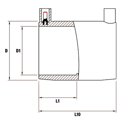 PE100 Low Pressure Electrofusion Coupler | 4mm Automatic Pin | PN10 | SDR17-26 Thin Wall | DN110-280 | Auto-Parameter Welding for Water, Wastewater, Irrigation & Mining Networks