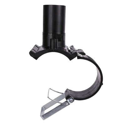PE100 Branch Saddle | Underclamp | 4mm Auto Pin | Toggle-Clamp Fixing | Water PN16 / Gas 10 Bar | DN63-225 Main x 40-63mm | Bypass, Purging & Off-Take for Gas, Water, Mining & Irrigation Networks