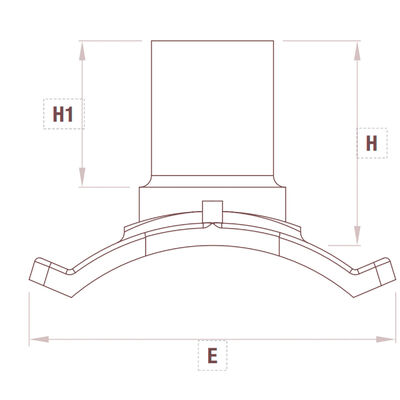 PE100 Large-Diameter Branch Saddle | Under Strap | Manual Pin | 110/125mm Outlet | SDR 11-26 | Water PN16 / Gas 10 Bar | DN225-630 Main | Heavy Branching for Gas, Water, Mining & Wastewater