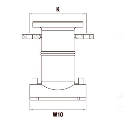 PE100 Automatic-Pin Flanged Branch Saddle | Underclamp | DN80 & DN100 Flange Outlet | Water PN16 / Gas 10 Bar | DN90-250 Main | Auto Welding with Rising Pin Indicator for Gas, Water, Mining