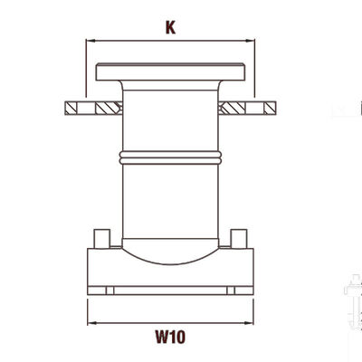PE100 Fastcut Flanged Branch Saddle | Under Strap/Clamp | Manual Pin | DN150-250 Large Flange Outlet | Water PN16/Gas 10 Bar | DN250-630 Main | Online Tapping for Gas, Water, Wastewater & Mining